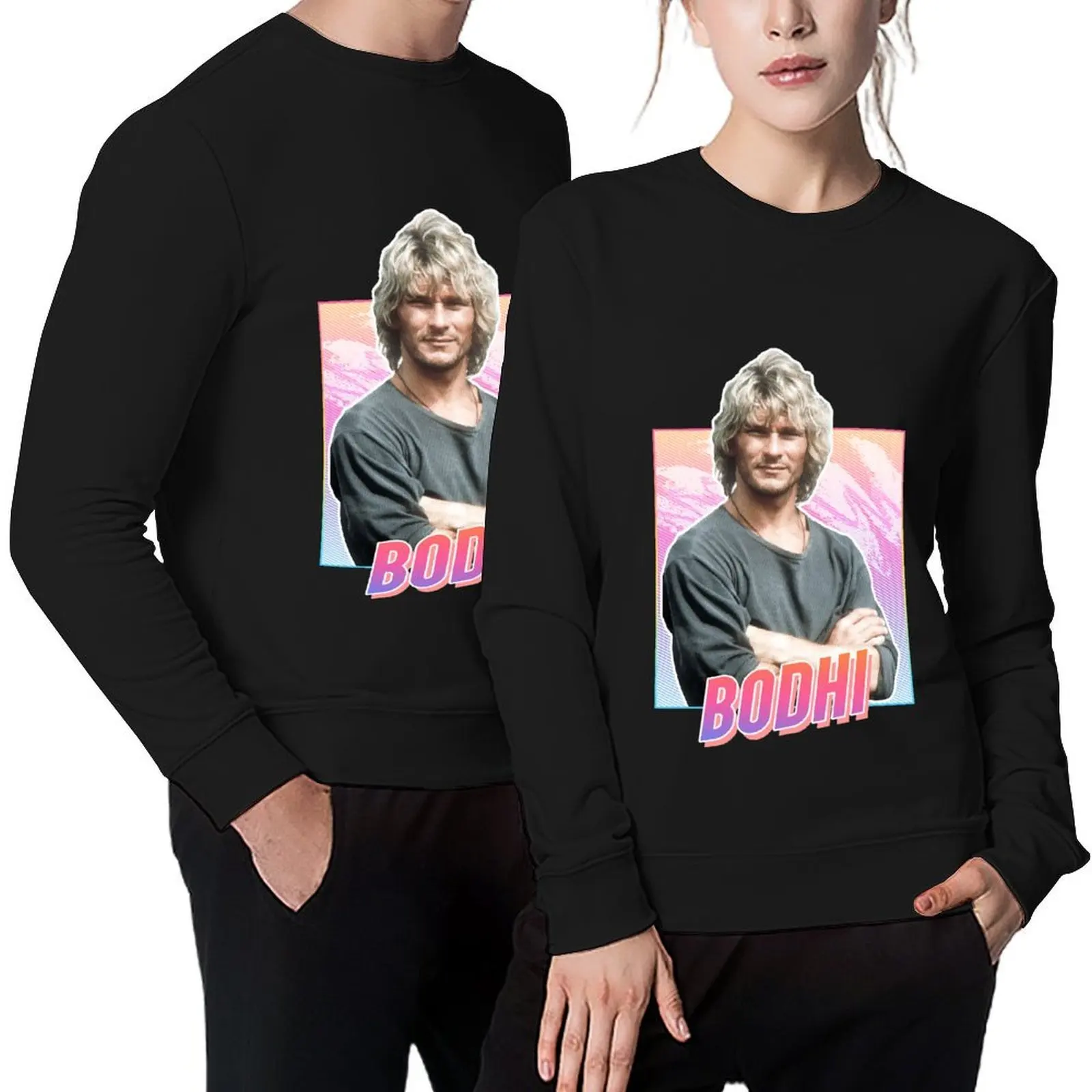 

Bodhi - 80s design Pullover men's autumn clothes autumn clothes mens clothing male clothes hooded sweatshirt for men