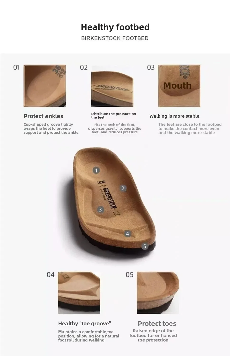 2026 Neue Leder-Sandalen für Damen und Herren, Hochwertige Sommer-Retro-Freizeitschuhe, Rutschfeste Komfortable Strandschuhe – Detail 3