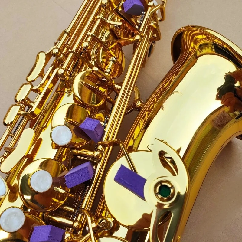 

Горячая новинка 2026 года, модель альт-саксофона JAS-769, лаковые золотые клавиши, профессиональный саксофон альт 7769