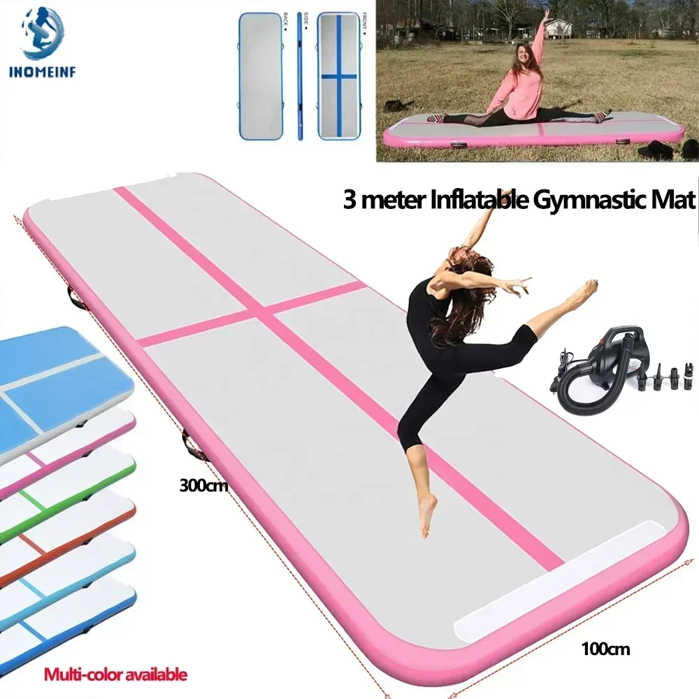 

3 Meters Professional Sports GYM Mat Inflatable Air Gym Air Track for Home Use Yoga Training Tumbling Wrestling Yoga Mat Set