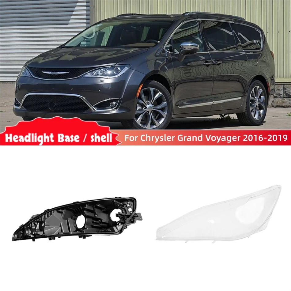 For Chrysler Grand Voyager 2016 2017 2018 2019 Vehicle Accessories Car Base Head Lamp Shell Rear Light Lamp Headlamp Lamp Cover