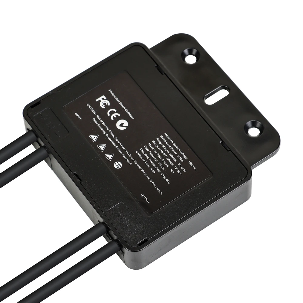 ECGSOLAX Integrated PV Power Optimizer MPPT 600W 60V Input IP67 Real-time Solar Panel Monitoring Voltage-Limiting Anti-Hotspot