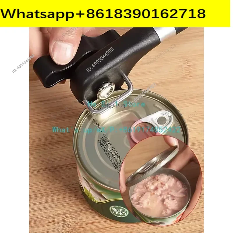 Can Opener Side Open Quick and Simple Stainless Steel Can Opener Kitchen Can Opener Gadget