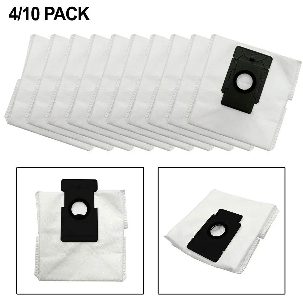 4/10 Pcs Dust Bags For EZVIZ 10x Replacement Dust Bags For RC3 Plus RE4 Plus Robot Vacuum Cleaner Replacement Spare Parts