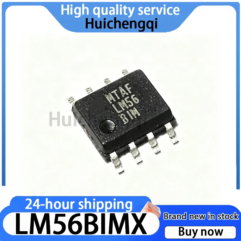 5PCS New LM56BIMX/NOPB Package SOP8 Silk Screen LM56BIM Programmable Temperature Switch Chip in Stock