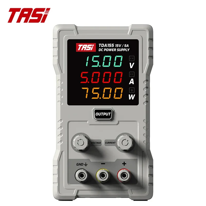 

For Sea Shipping, CustomizedTASI TDA155 15V 5A Digital DC Power Supply 110V Input Lab Electronic Maintenance Circuit for Industr