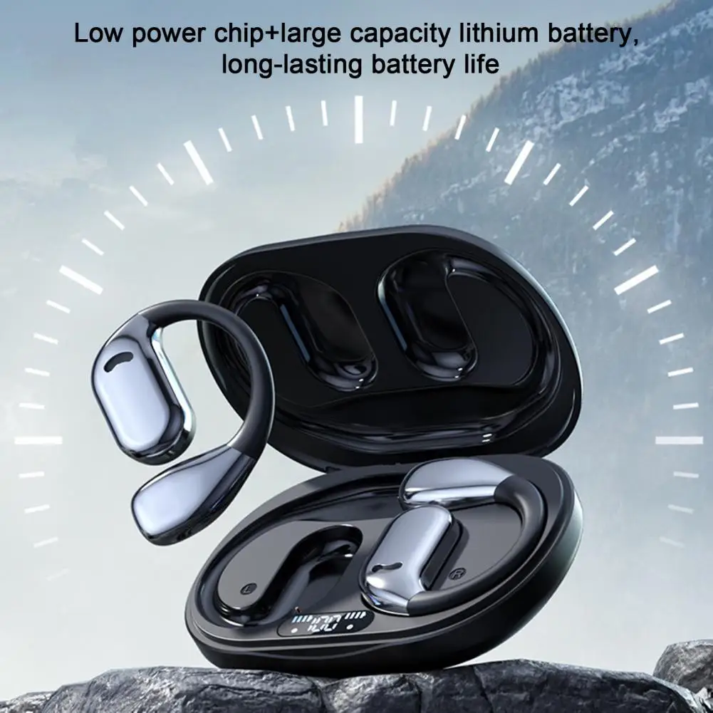 2025 1 par de fones de ouvido de tradução com estojo de carregamento som estéreo com cancelamento de ruído 144 idiomas fones de ouvido de tradução em tempo real