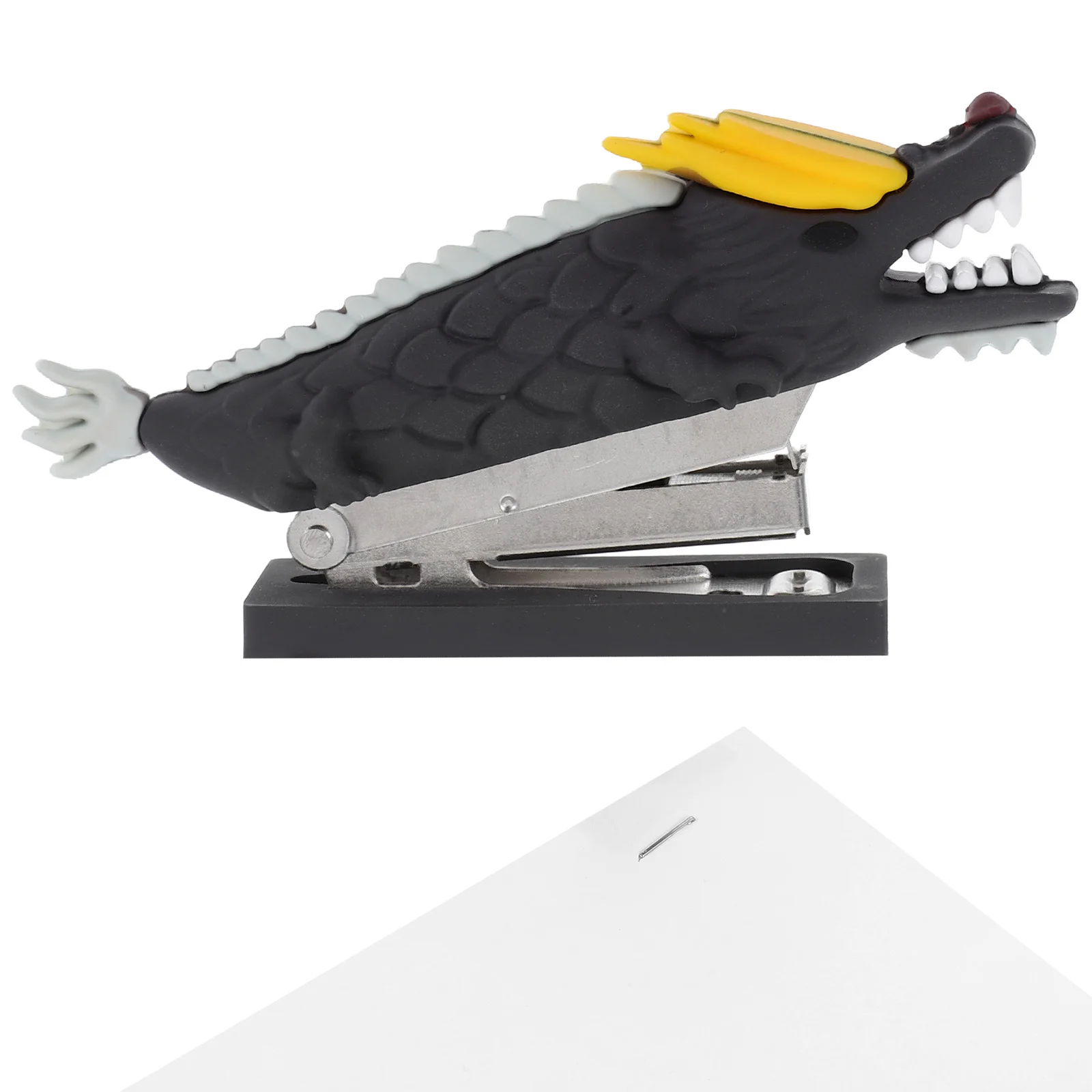 

Mini Dragon Hand Stapler Cute Portable Design Office Supplies Stainless Steel Staples for Desk Classroom Hand Stapler