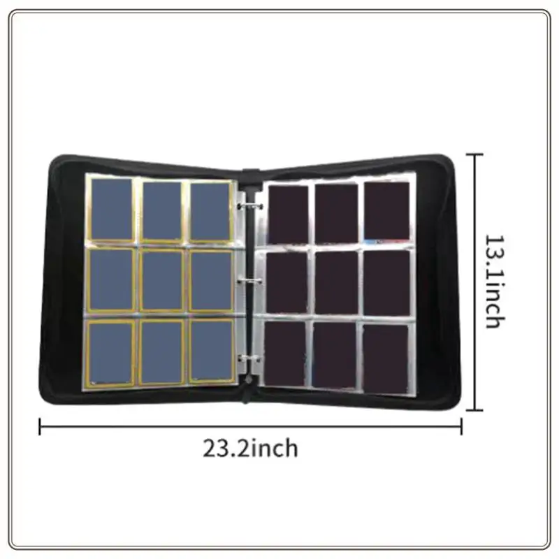 حافظة بطاقات موثوقة مع سحاب 80 جيوب لبطاقات يوتو حامل بطاقات مجلد ناعم حافظة بطاقات صغيرة ، حافظة بطاقات Ca