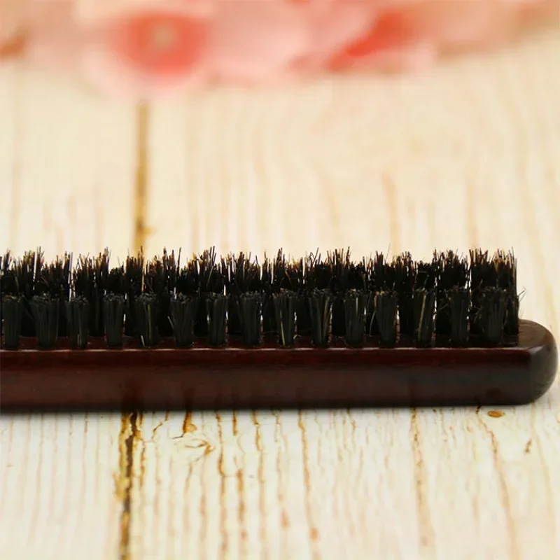 Professional Salon Teasing Back Hair Brushes Boar Bristle Wood Slim Line Comb Hairbrush Extension Hairdressing Styling Tools DIY