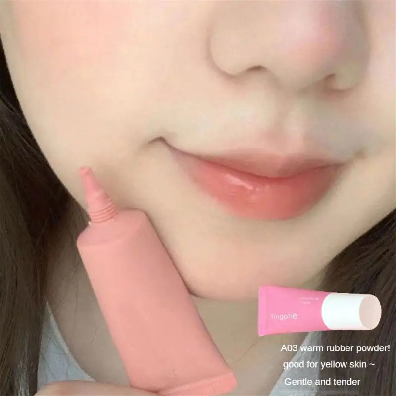 3D Air Feeling Matte Liquid Blush, Cor De Damasco Láctea, Fácil de Aplicar Maquiagem, Cuidado Facial