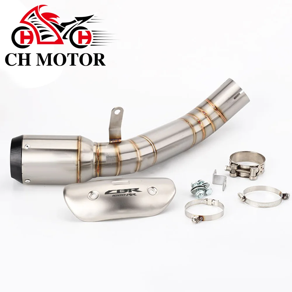 

high quality Escapes Para Motos Motorcycle Exhaust Muffler And Link Pipe System For Honda CBR1000RR 2017 2018 2019stainless stee