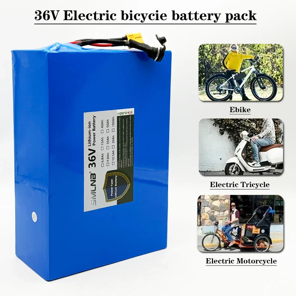 10S6P 36 فولت 30000 مللي أمبير قدرة عالية قابلة للشحن 21700 بطارية ليثيوم أيون مدمجة في BMS مناسبة لبطارية سكوتر كهربائي #5