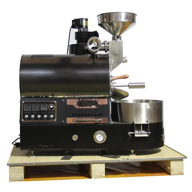 Home Mini Coffee Roasting Machine 1kg Electric Gas Drum Roaster Small for Kitchen Home Use Custom