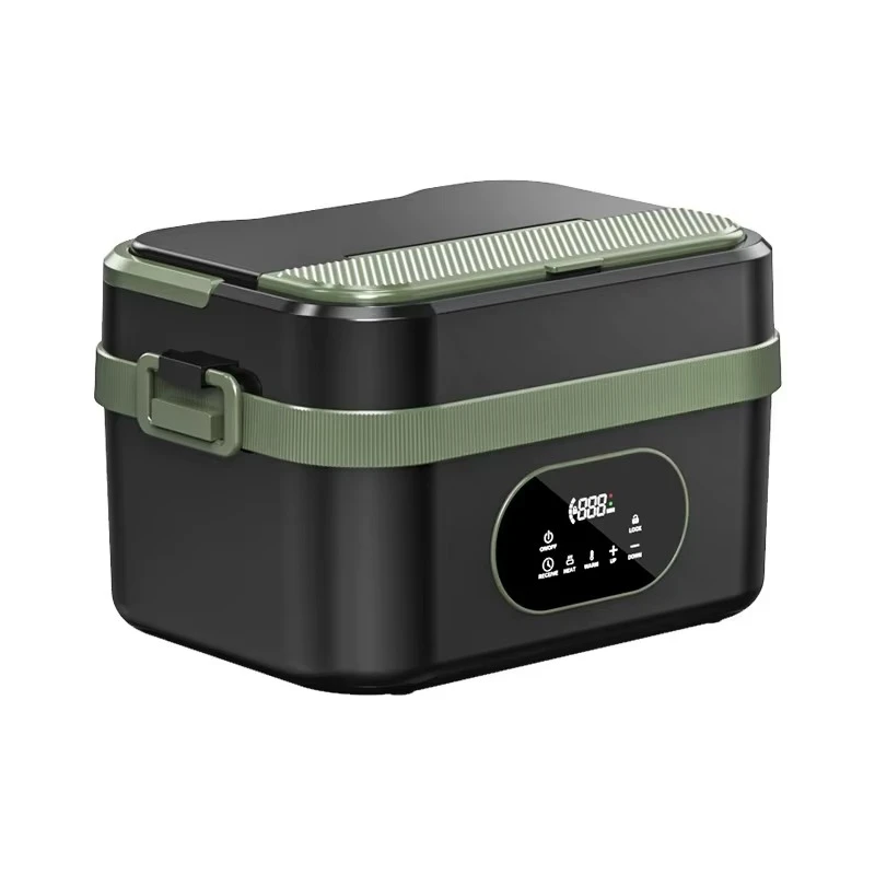 1.5L Electric Quick Heating Food Warmer Portable Self-Heating Digital Display Wireless Lunch Box