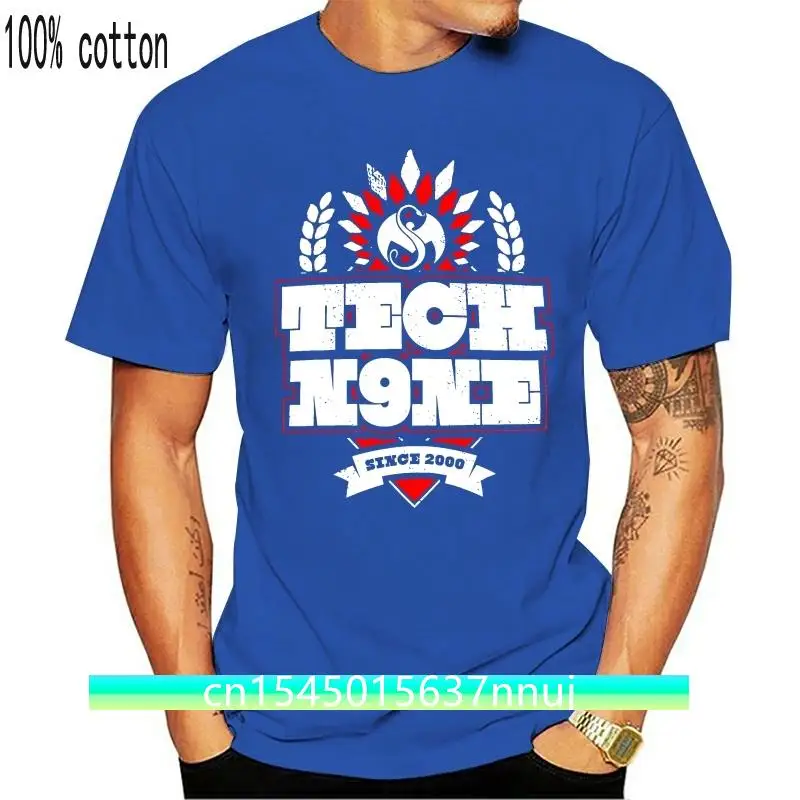 Мужская футболка Toovee Black Tech Nine 9 с 2000 года и странной музыкой