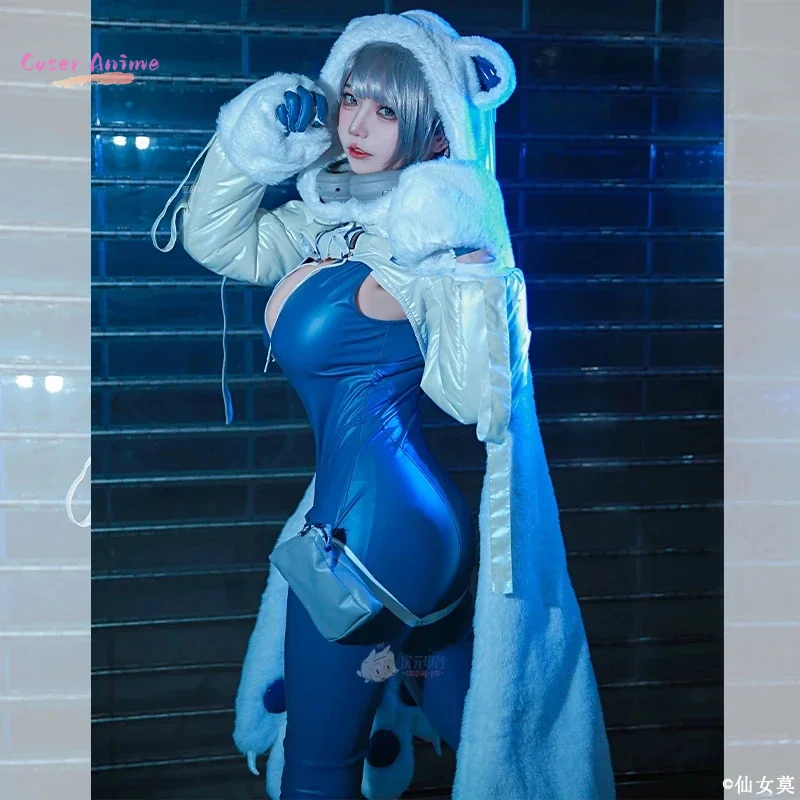 Anime Game NIKKE Neve Cosplay Costume The Goddess Of Victory Jumpsuit Dress Daily Party Uniform Halloween Carnival Women - Image 4