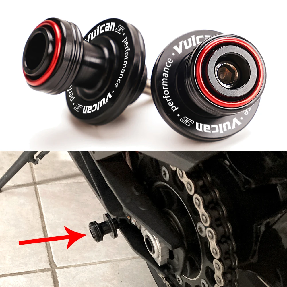 

Для Kawasaki Vulcan S 650 900 VulcanS VulcanS 650 s650 2015-2024 аксессуары для мотоциклов, катушки маятника M10, слайдер, подставка, шпульки