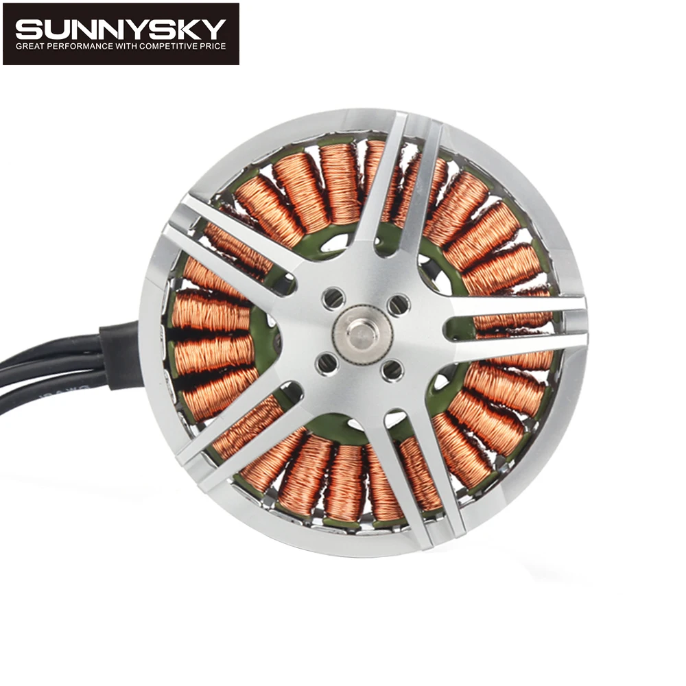 SUNNYSKY – moteur sans balais V5208 KV340 4-6S, 880W, 4.0mm, pour Drone RC à ailes fixes, avion, jouet