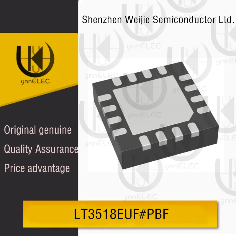 

Original LT3518EUF#PBF Analog Devices, 2A Step-Down Switching Regulator, QFN-16