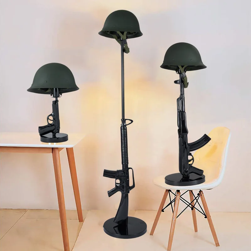 

America Style Modern Pistol Creative Living Room Table Lamp Retro Bedroom AK47 Long Gun Bedside Desk Lamp