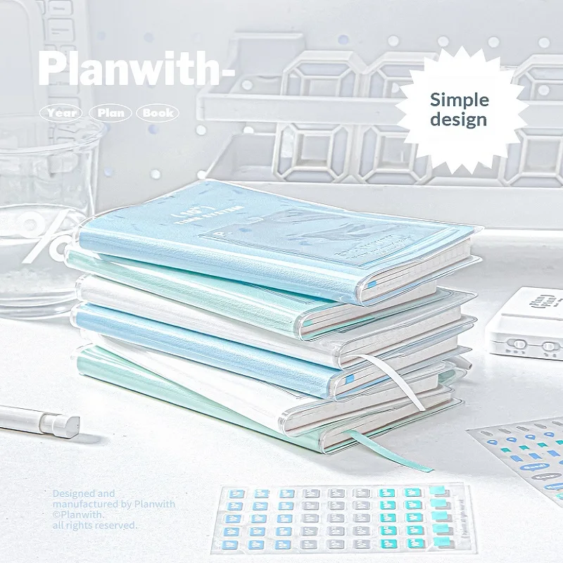 Planwith Ten36 Functional Notebook,10 Day Cycle Schedule Plan Habit Check-in Pocket Book,for Student Office Daily Memo Handbook