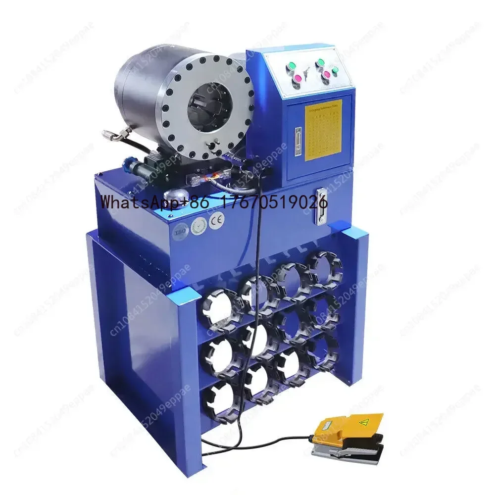 2026-Hydraulic Hose Crimping Machine, Hose Pressing Machine for Rubber Hose, Quick Change, 6 Patent, 1, 4 ''-2'',