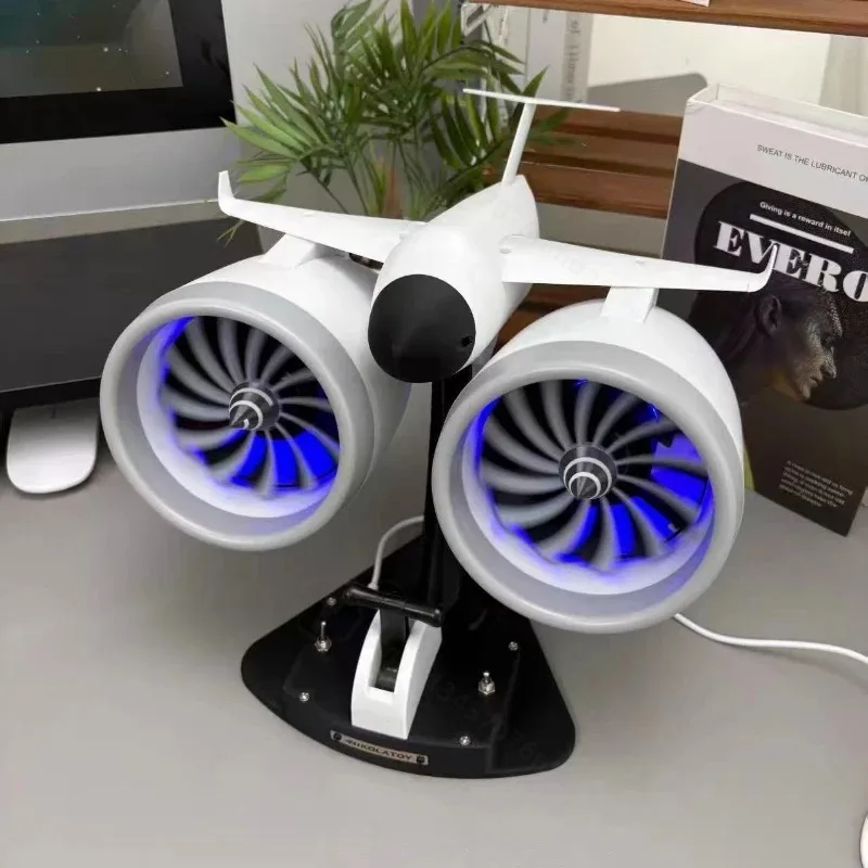 Yun 20 Turbo Engine Double Enhanced Version JETFAN Fan Humidifier Toy Model Desktop Ornament Gift