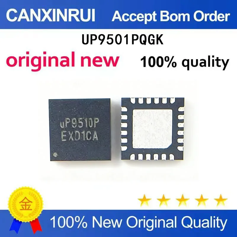 

(5 шт.) Микросхема управления питанием UP9501PQGK UP9501P QFN UP9510PQAG UP9510P Новинка в наличии