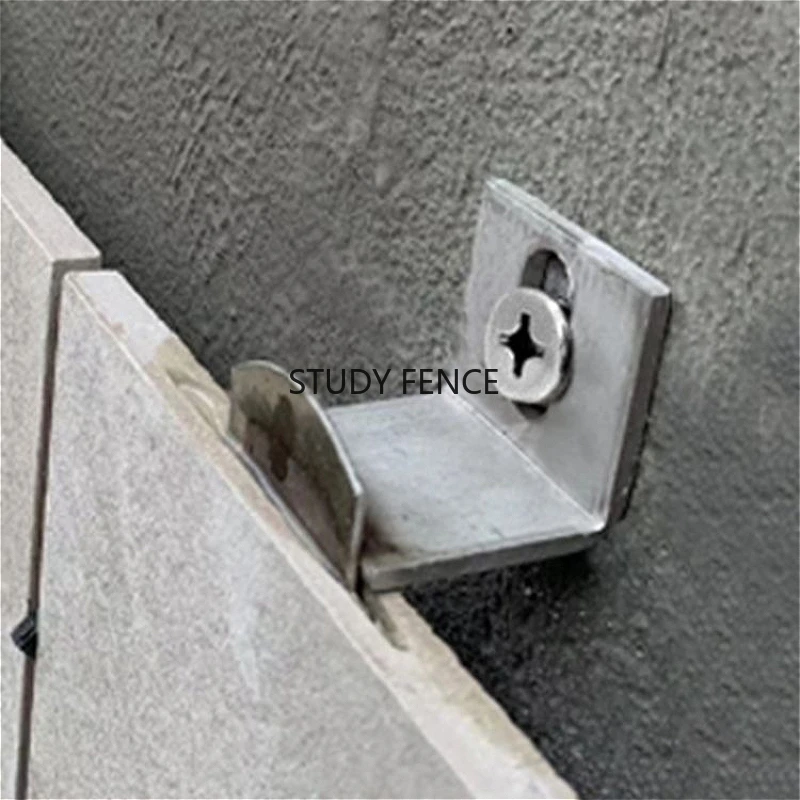 10PCS Stainless Steel Ceramic Tile Dry Pendant Stainless Steel T-shaped Fillet Weld Ceramic Tile Hook Ceramic Tile Fixing Clip