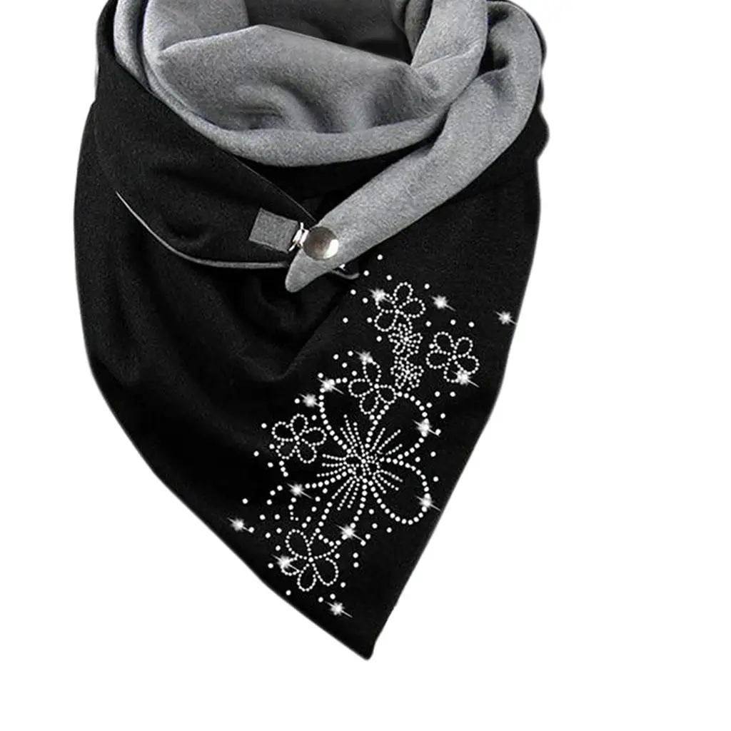 Retro Style Neckerchief Scarf Triangle Casual Shawl Blanket Warm