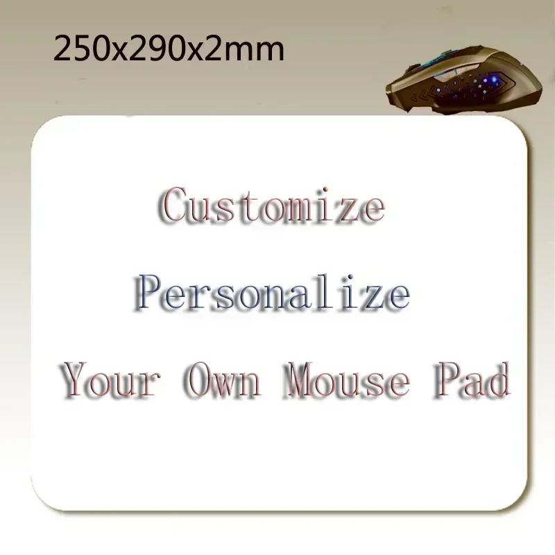 DIY mairuige Mouse Pad Give Us Your Favorite Photo Print Rectangular Rubber Soft Mouse Pad Personalized Game Pad 22*18cm 25*29cm