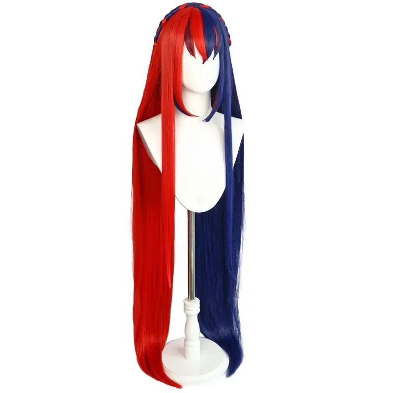 

Новая игра Fire Emblem Engage Alear Косплей Парик Короткие прямые синие и красные парики Термостойкие парики для волос bvfffishgg2025