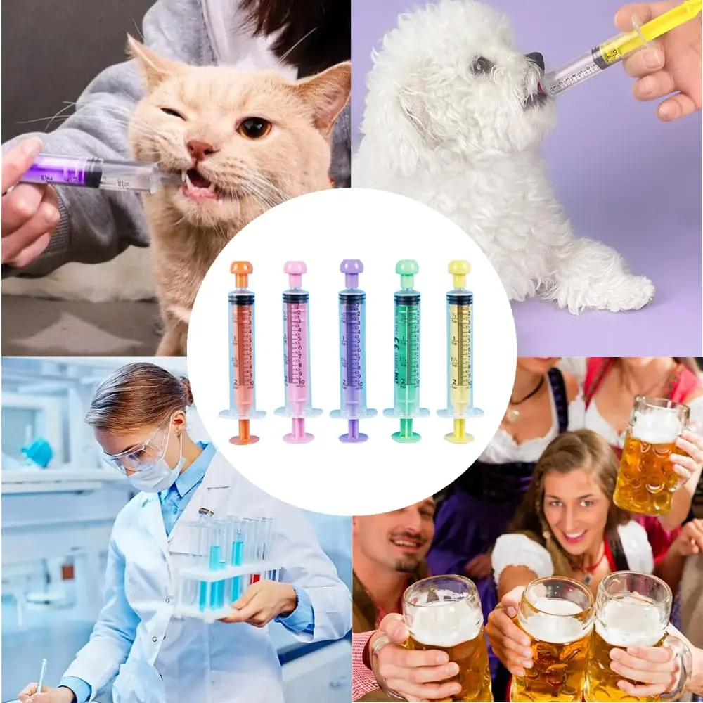 10 個カラフルな香水チップシリンジストレート引き出しツール神聖な調剤香水シリンジ香水抽出器 10 ミリリットル