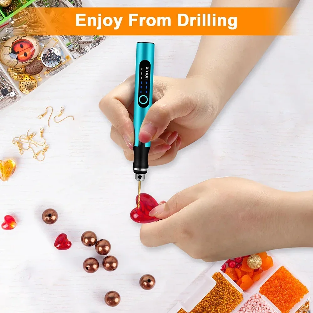 Set di mini punte da trapano, 10 punte da trapano per incisione HSS L per gioielli in resina fai-da-te per utensili elettrici Accessorio per punte da trapano Disponibile