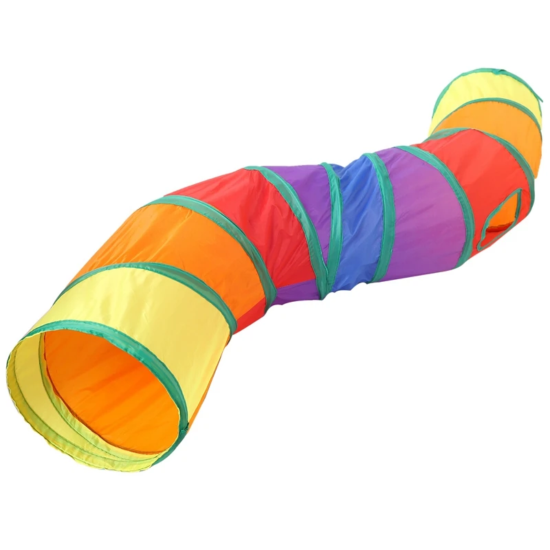 Cat Toys Kitten Toys Assortments, Collapsible Cat Tunnel, Interactive Cat Feather Toy  Mouse Crinkle Balls Toys