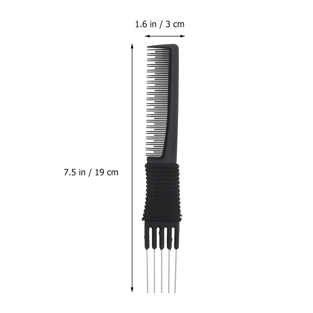 4Pcs Hair Needle Comb Exquisite Lightweight Styling Tool for Various Hairstyles Steel Tail Comb for Home Barbershop Use