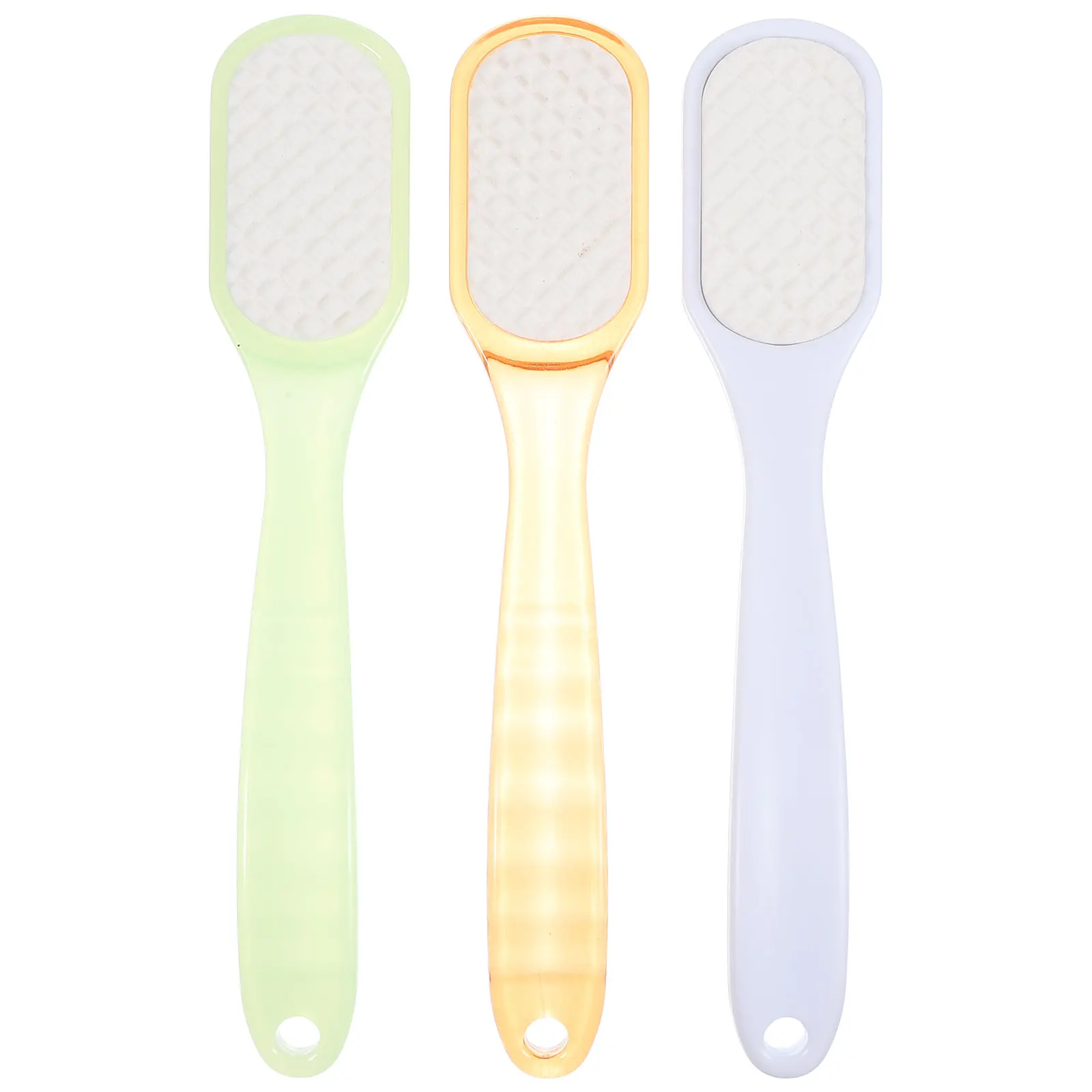 

3Pcs Foot Rasp Tool Smooth Pedicure File Dead Skin Remover Ergonomic Handheld Exfoliating Trimmer Dual-Sided Foot File