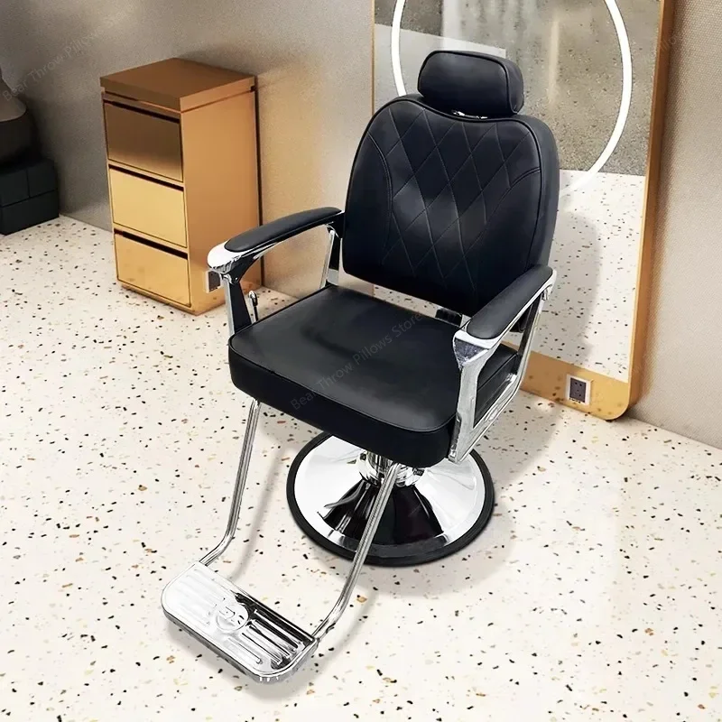 Recliner Facial Barber Chairs Manicure Professional Stool Metal Stylist Makeup Chair Beauty Silla Barberia Luxury Furniture