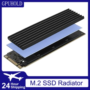 GPUHLOD Heatsink SSD M. 2 Radiator Aluminium Hard Disk Solid State M2 2280 dengan Bantalan Silikon Termal PC Desktop PS5 NVME NGFF 10 penjualan terbaik heatsink m2 - №
