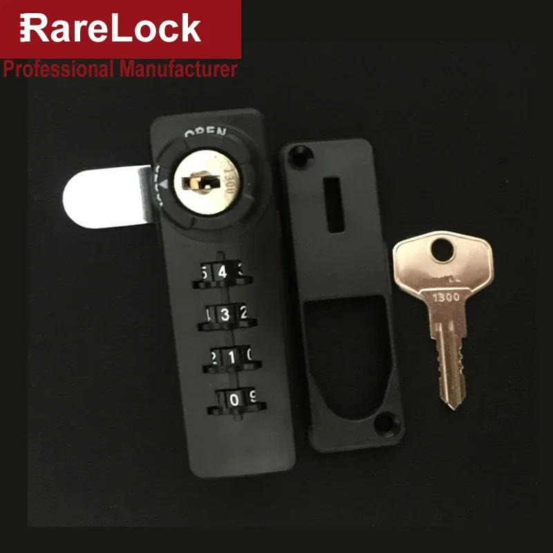 Combination Cabinet Cam Lock 3-4 Digit with Reset Key for Door Gym School Locker Office Drawer Jewelry Box Rarelock MS514 h