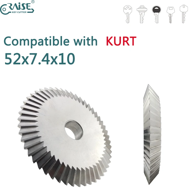 

Фреза RAISE 52x7.4x10 для станка KURT, инструмент для слесарей-замочников