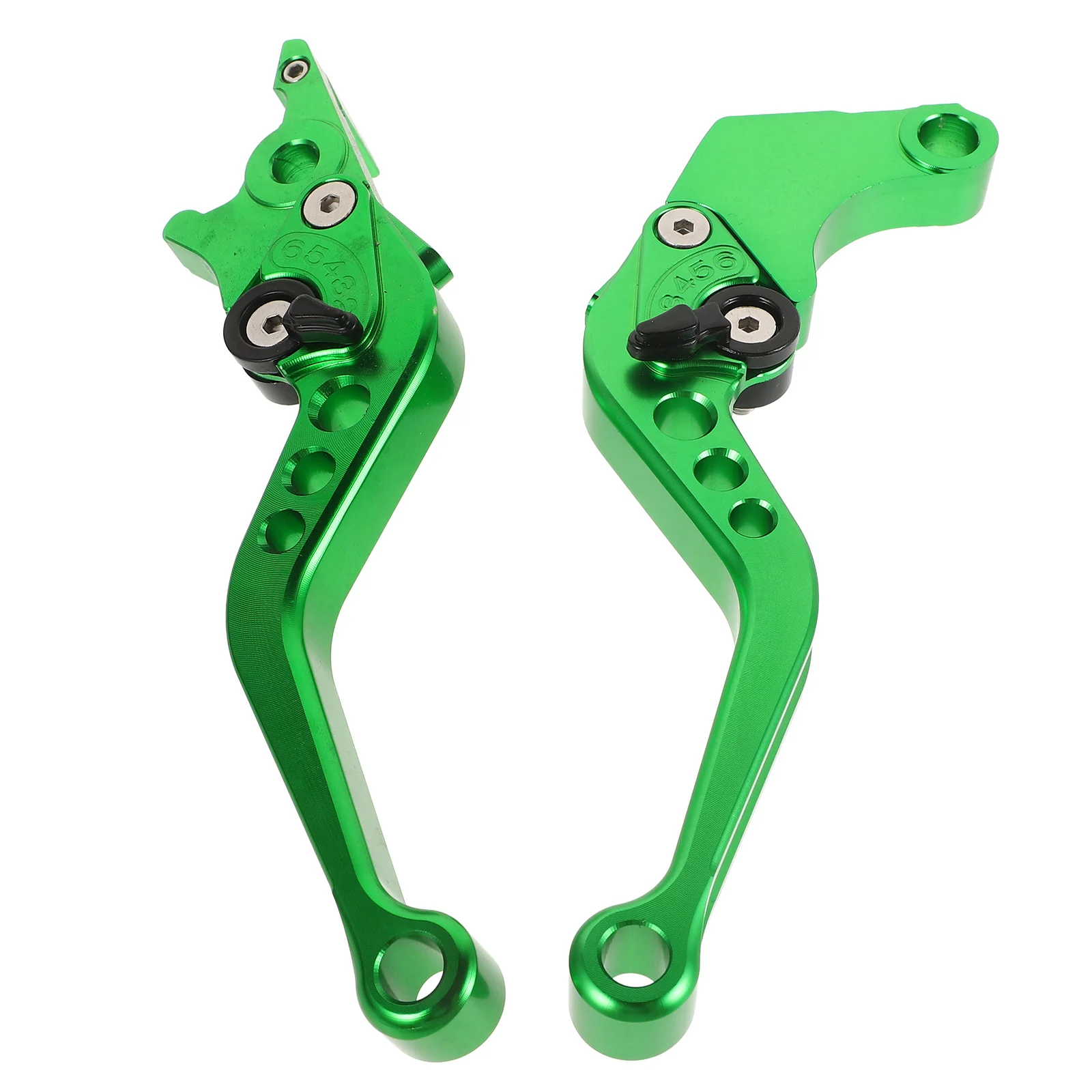 

2Pcs Motorcycle Brake Clutch Lever Set Aluminum Adjustable Short Levers for Motorcycle Pit Bike Mini Bike Brake Handle Clutch