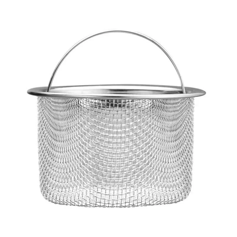 Stainless Steel Kitchen Sink Drain Filter Home Use Dishwashing Sink Trap Cage Vegetable Washing Basin Anti-Clogging Funnel