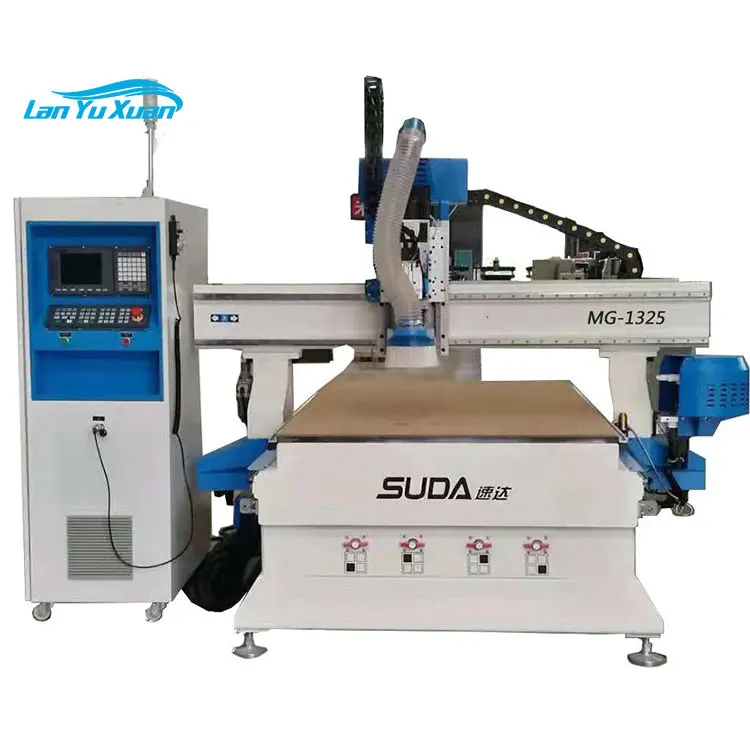 Popular Sale SUDA MG1325A ATC PLY Wood Cutting Machine Cnc Router Woodworking Machinery for Board Acrylic Mdf