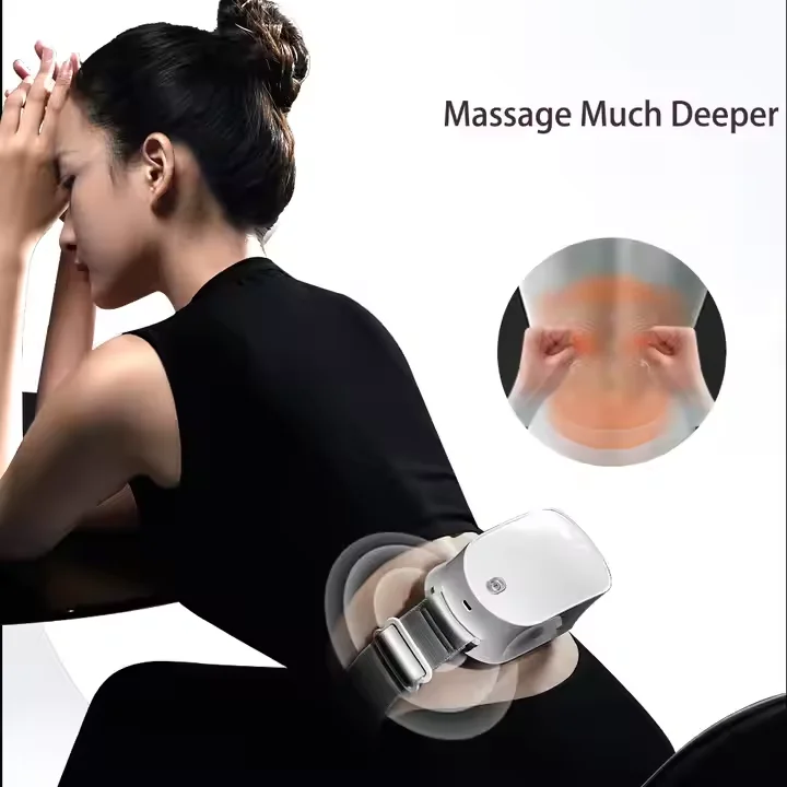 Remote Control Back Massager, Relax Lower Back Muscles, Waist Lumbar Abdomen, Hammering Beating for Slimming