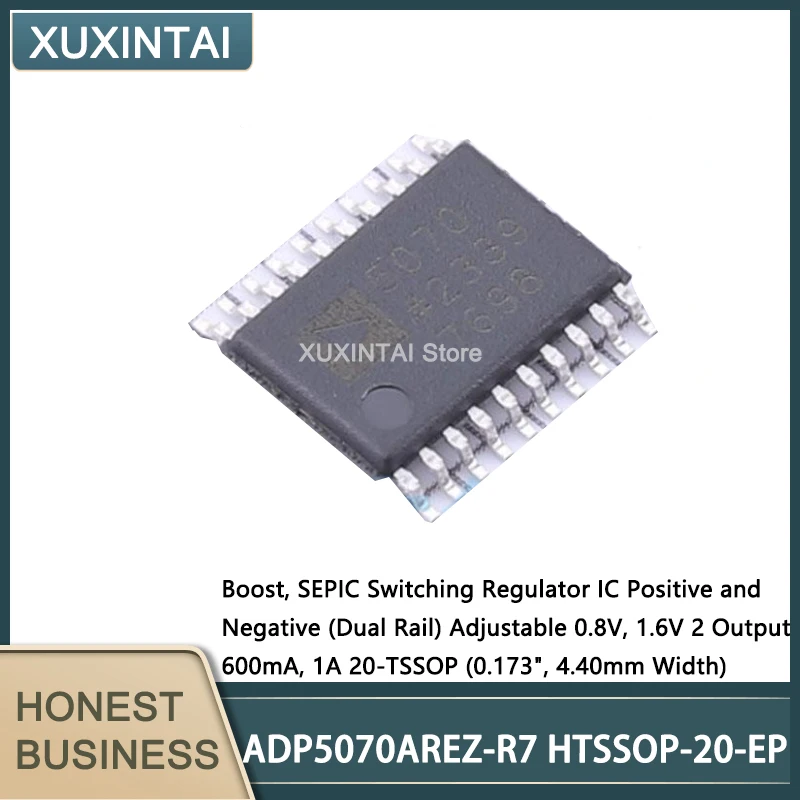 5Pcs/Lot  New Original  ADP5070AREZ-R7  ADP5070AREZ  Regulator IC Positive and Negative (Dual Rail) Adjustable 0.8V, 1.6V 2 Outp