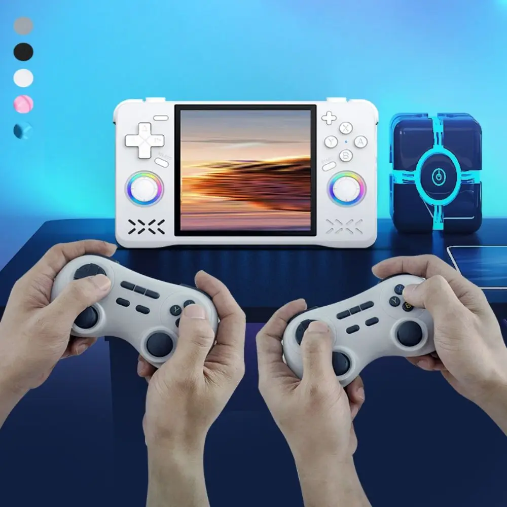 

XF40H Портативная игровая консоль с открытым исходным кодом, 4-дюймовый iPS-экран, 4000 мАч, игровой автомат, до 22000+ игр, двойной джойстик