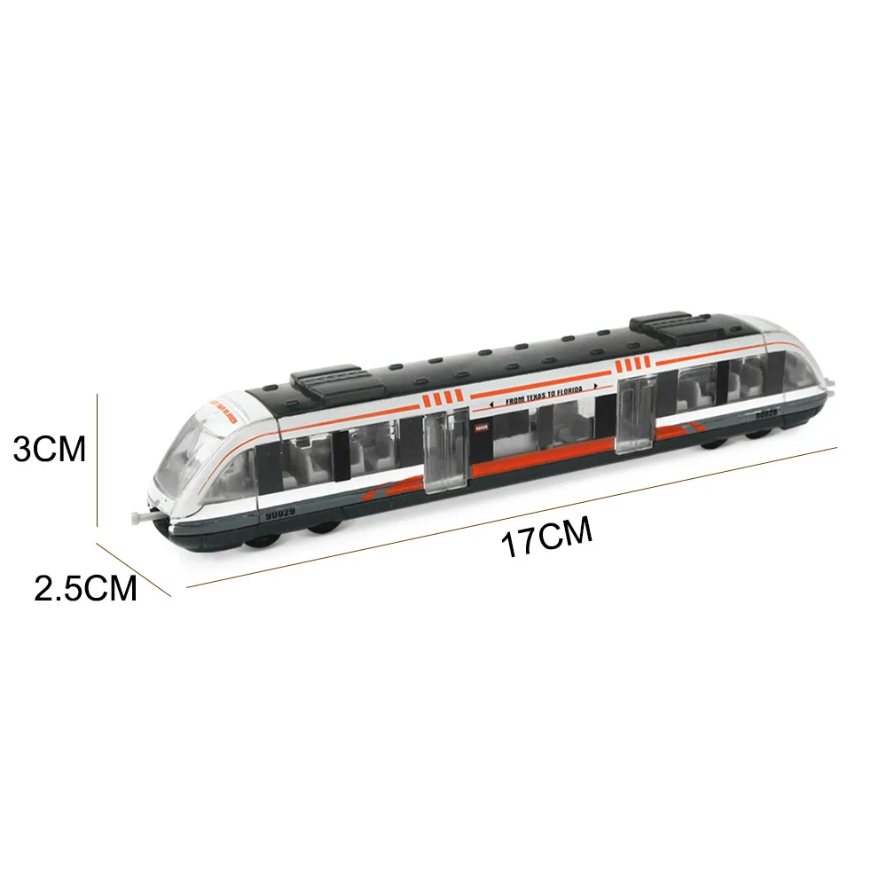 Simulación de aleación de Metal, riel de alta velocidad, tren fundido a presión, modelo de juguete, juguetes educativos para niños, tren, modelo de aleación, coche, juguetes, regalo