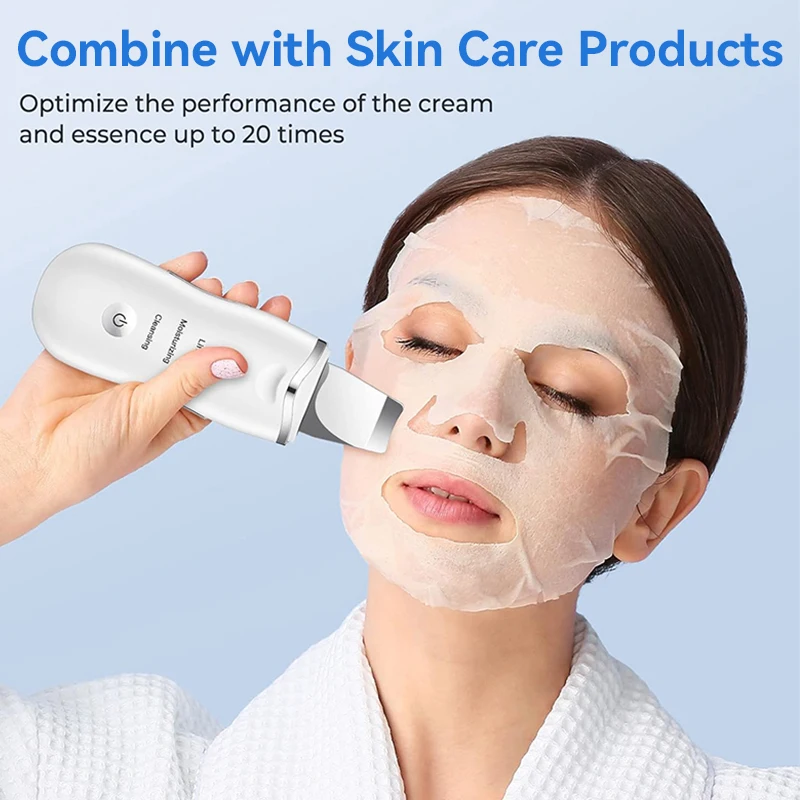 الاهتزاز الجلد الغسيل منظف للوجه مجرفة ملعقة مزيل الرؤوس السوداء المسام الأنظف تقشير مزيل الرؤوس السوداء مدلك الوجه #2